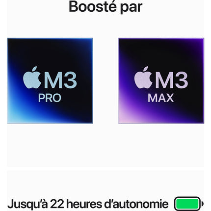 Ordinateur Apple MACBOOK Pro 16' M3 Max 36Go 1To 2023 Noir Reconditionné