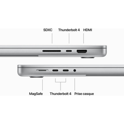 Ordinateur Apple MACBOOK Pro 16' M3 Max 36Go 1To SSD 2023 Silver Reconditionné
