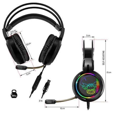 Casque gamer SPIRIT OF GAMER ELITE H10 USB 7.1 PC