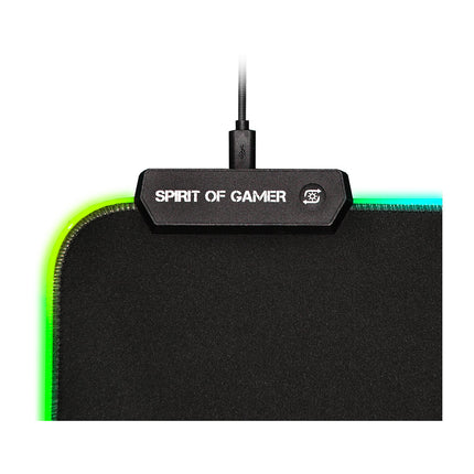 Tapis de souris SPIRIT OF GAMER RGB - taille 300 x 230 x 4 mm