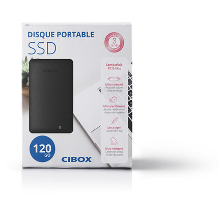 Disque SSD externe CIBOX SSD Externe 120GB