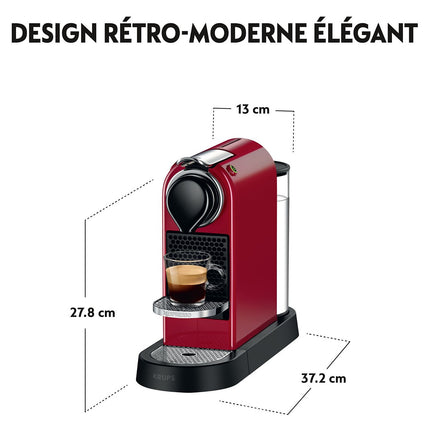 Nespresso KRUPS Citiz Rouge YY4117FD