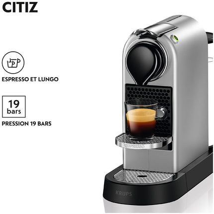 Nespresso KRUPS Citiz Argent YY4118FD