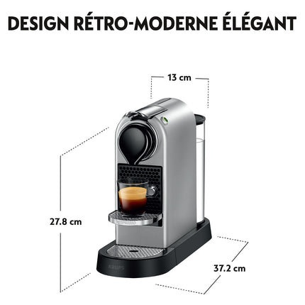 Nespresso KRUPS Citiz Argent YY4118FD
