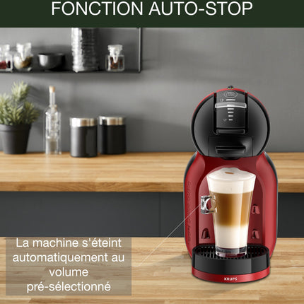 Cafetière à dosettes KRUPS mini me noir rouge Dolce gusto YY5219FD