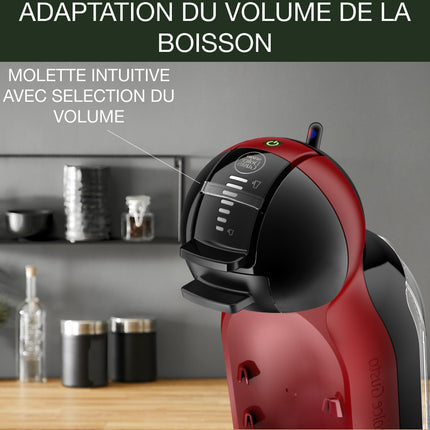 Cafetière à dosettes KRUPS mini me noir rouge Dolce gusto YY5219FD