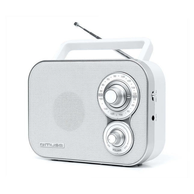 Radio FM MUSE M-051 RW blanche