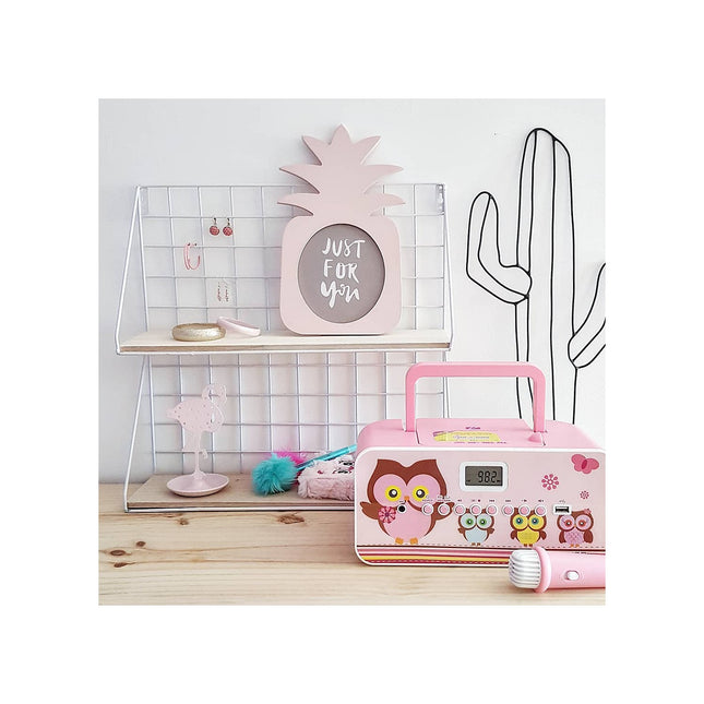 Lecteur CD MUSE M-29 KP rose