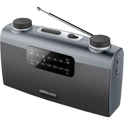Radio FM MUSE M-058 R gris