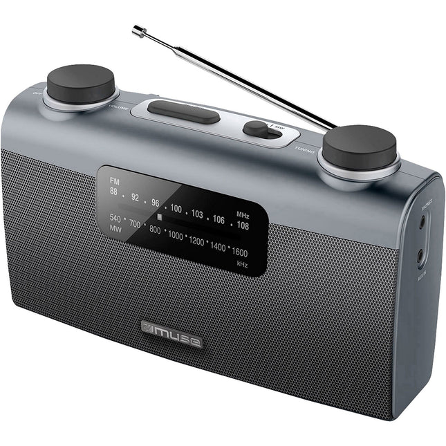 Radio FM MUSE M-058 R gris