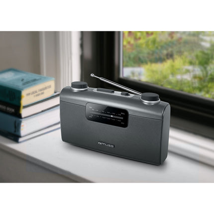 Radio FM MUSE M-058 R gris