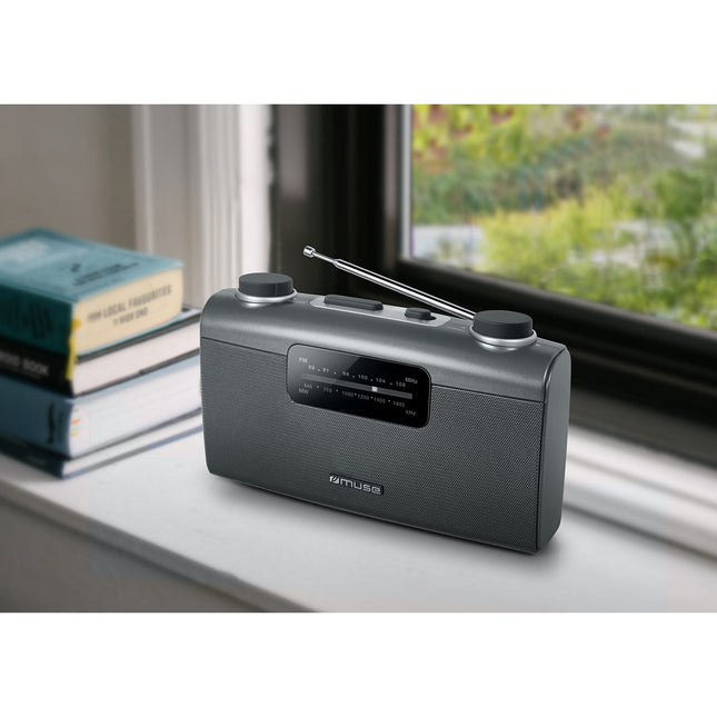 Radio FM MUSE M-058 R gris