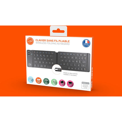 Clavier sans fil MOBILITY LAB Pliable Universel Bluetooth Noir