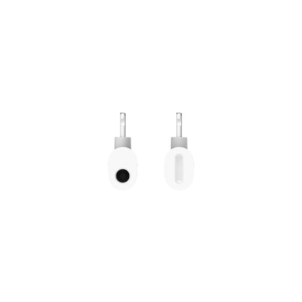 Adaptateur USB C MOBILITY LAB Lightning vers Jack audio blanc