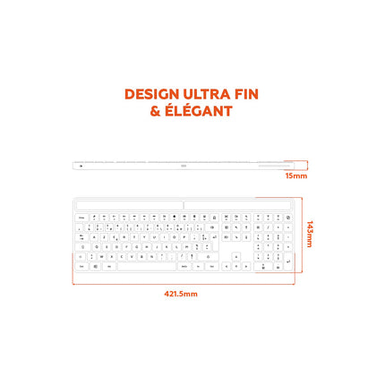 Clavier sans fil MOBILITY LAB KS720W