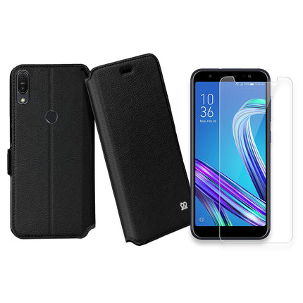 Pack IBROZ ZenFone Max ProM1 Etui + Verre trempé