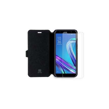 Pack IBROZ ZenFone Max ProM1 Etui + Verre trempé