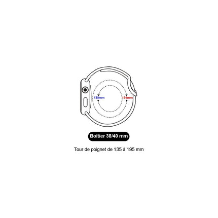 Bracelet IBROZ Apple Watch SoftTouch 38/40/41mm