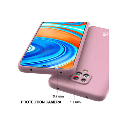 Coque IBROZ Xiaomi Redmi Note 9S/Pro Silicone rose