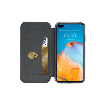 Etui IBROZ Huawei P40 Lite Cuir bleu