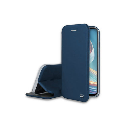 Etui IBROZ Oppo Reno 4Z Cuir bleu
