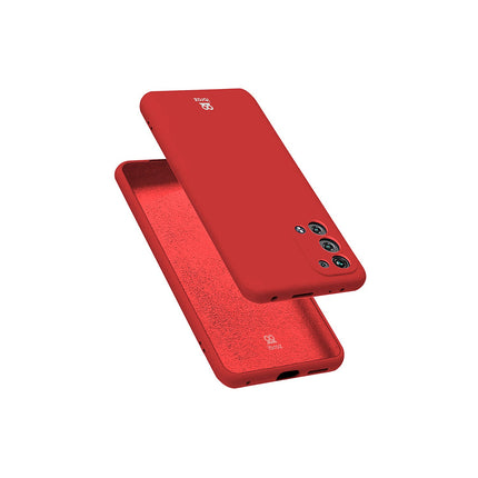 Coque IBROZ Oppo Reno 6 Pro Silicone rouge