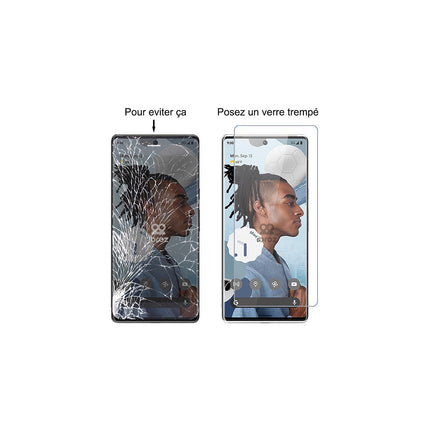 Protège écran IBROZ Google pixel 6 Verre trempe x3