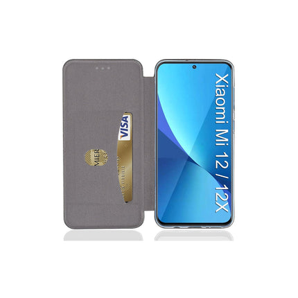 Etui IBROZ Xiaomi 12/12x Etui Cuir Kaki