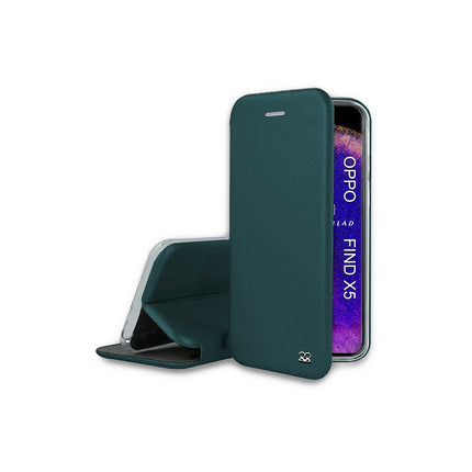 Etui IBROZ Oppo Find X5 Etui Cuir Kaki