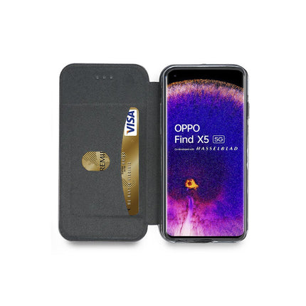 Etui IBROZ Oppo Find X5 Etui Cuir Kaki