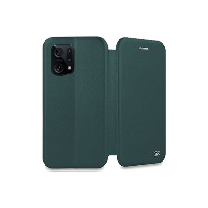 Etui IBROZ Oppo Find X5 Etui Cuir Kaki