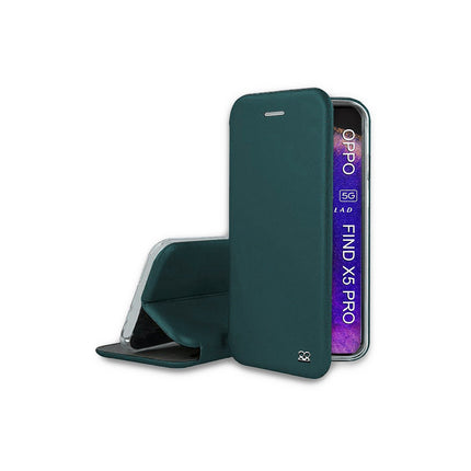 Etui IBROZ Oppo Find X5 Pro Etui Cuir Kaki