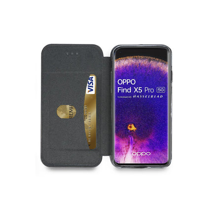 Etui IBROZ Oppo Find X5 Pro Etui Cuir Kaki
