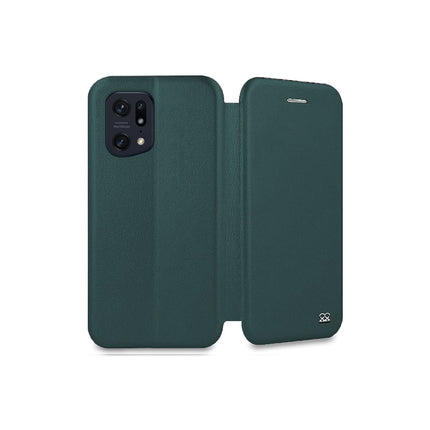 Etui IBROZ Oppo Find X5 Pro Etui Cuir Kaki