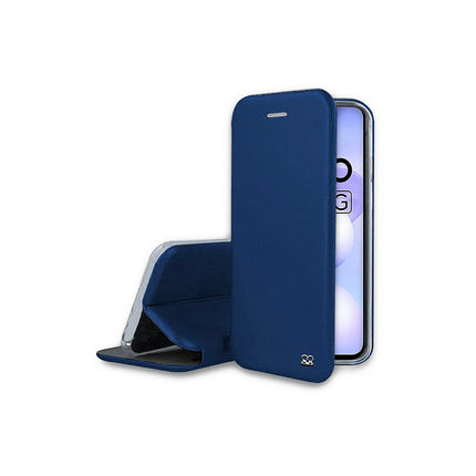 Etui IBROZ Xiaomi Poco M4 5G Cuir Bleu