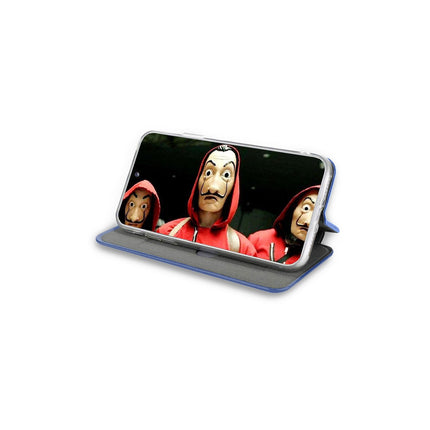 Etui IBROZ Xiaomi Poco M4 5G Cuir Bleu