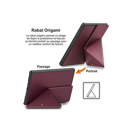 Etui IBROZ Origami Kindle Paperwhite 2021 Merlot