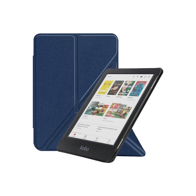 Etui IBROZ Origami Kobo Clara 2024 Bleu