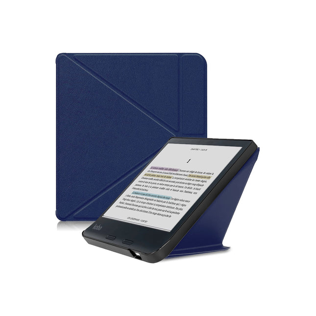 Etui IBROZ Origami Kobo Libra Colour 2024 bleu