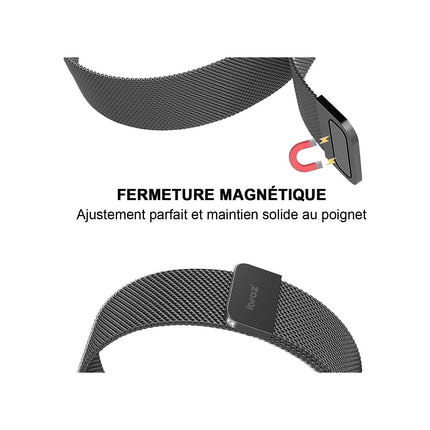 Bracelet IBROZ Galaxy Watch7 Ultra 47mm Milanese titane