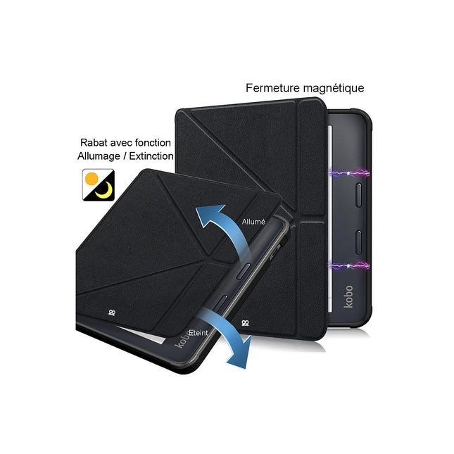 Etui IBROZ Origami Kobo Libra Colour 2024 noir