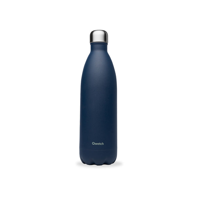 Bouteille isotherme QWETCH Granite bleu nuit 1L
