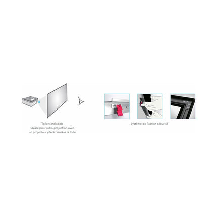 Ecran de projection LUMENE Movie Palace UHD 4K 270C VELVET