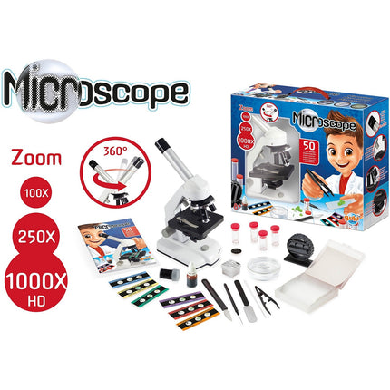 Jeu éducatif BUKI Microscope 50 expériences