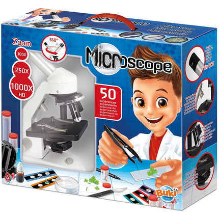 Jeu éducatif BUKI Microscope 50 expériences
