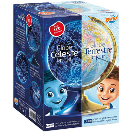 Globe terrestre BUKI Globe jour et nuit