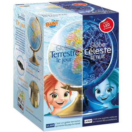 Globe terrestre BUKI Globe jour et nuit