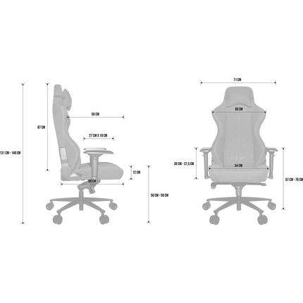 Chaise gaming REKT ULTIM8 PLUS FRENCH BLUE