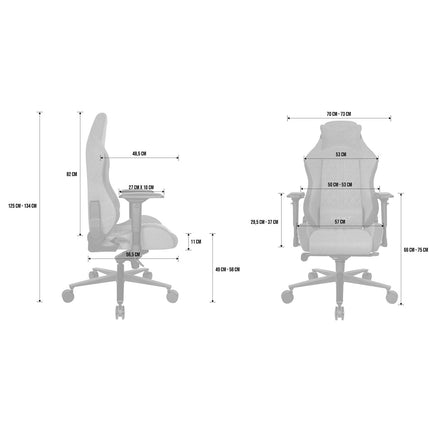 Chaise gaming REKT ULTIM8 LIGHT GREY