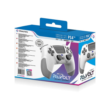 Manette ONIVERSE Sans fil Revolt Bluetooth Moon Blanche